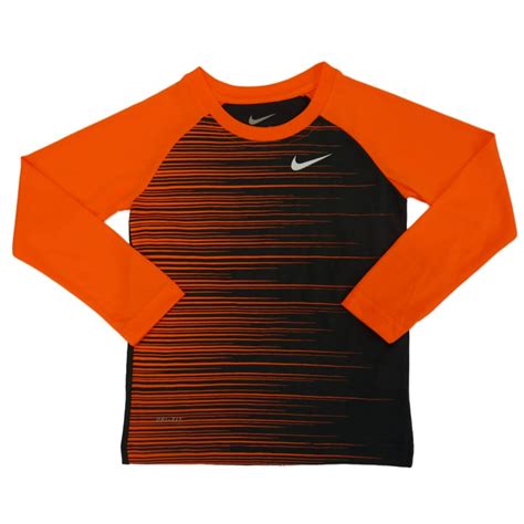 orange nike long sleeve hoodie